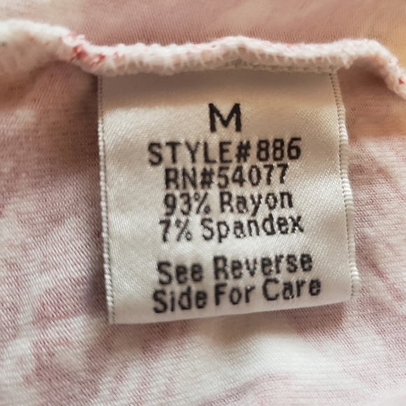 CAbi Floral 3/4 Sleeves  Top Size M - Picture 7 of 8